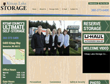 Tablet Screenshot of kitsaplakestorage.com